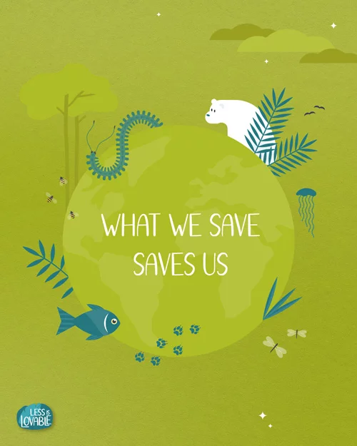 What we save saves us – Less is Lovable What we save saves us – Less is Lovable