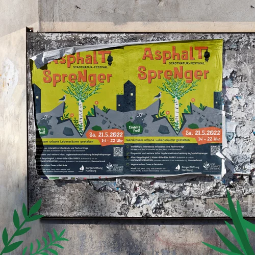 Plakat – Asphaltsprenger Plakat – Asphaltsprenger