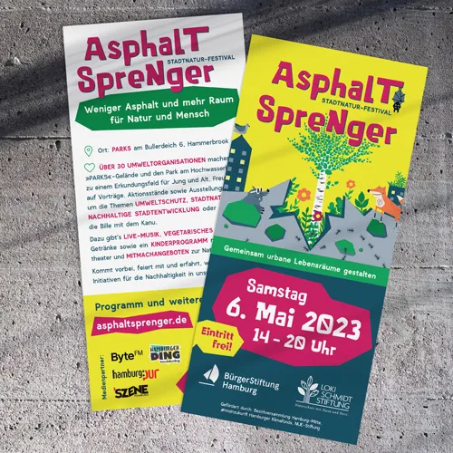 Flyer – Asphaltsprenger StadtNatur-Festival 2023 Flyer – Asphaltsprenger StadtNatur-Festival 2023