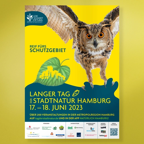 Plakat – Langer Tag der StadtNatur Hamburg 2023