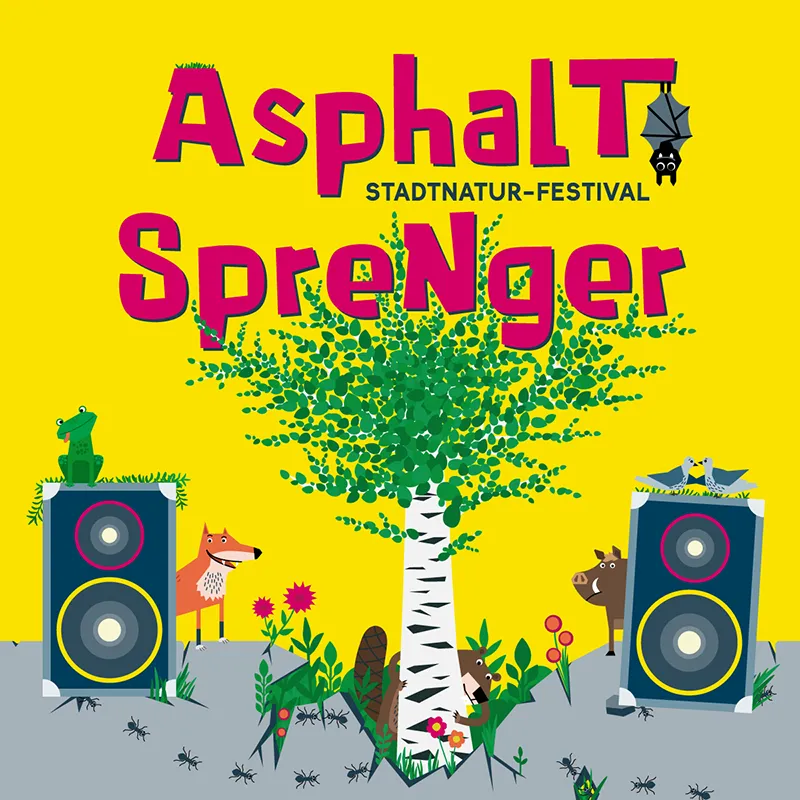 Asphaltsprenger Stadtnatur-Festival 2025 – Veranstaltungsdesign und Webdesign Asphaltsprenger Stadtnatur-Festival 2025 – Veranstaltungsdesign und Webdesign