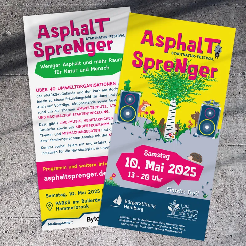 Asphaltsprenger Stadtnatur-Festival 2025 – Flyer Asphaltsprenger Stadtnatur-Festival 2025 – Flyer