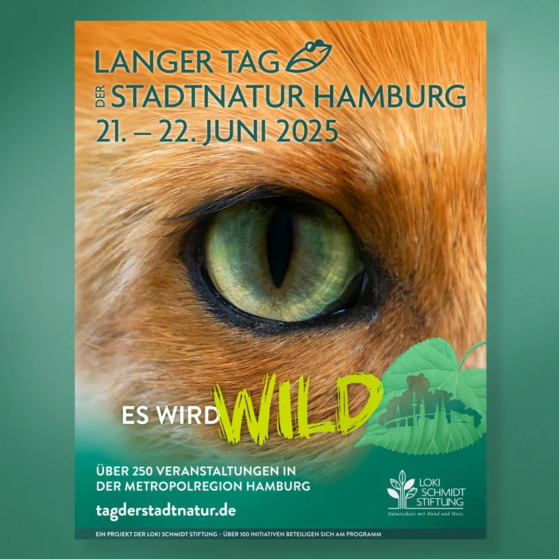 Langer Tag der StadtNatur Hamburg 2025 – Plakat