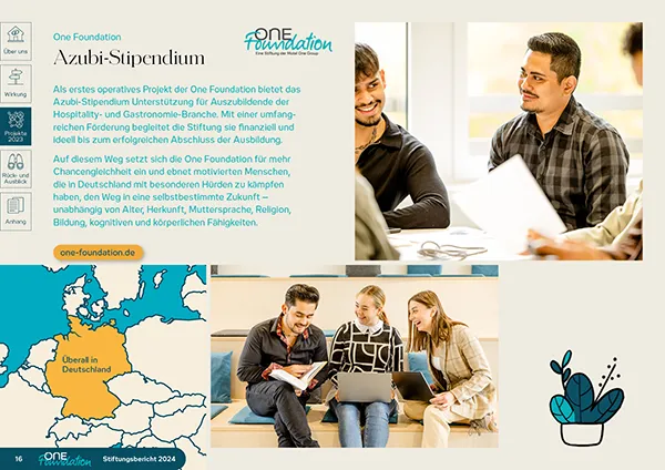 One Foundation – Stiftungsbericht 2024, Projekt