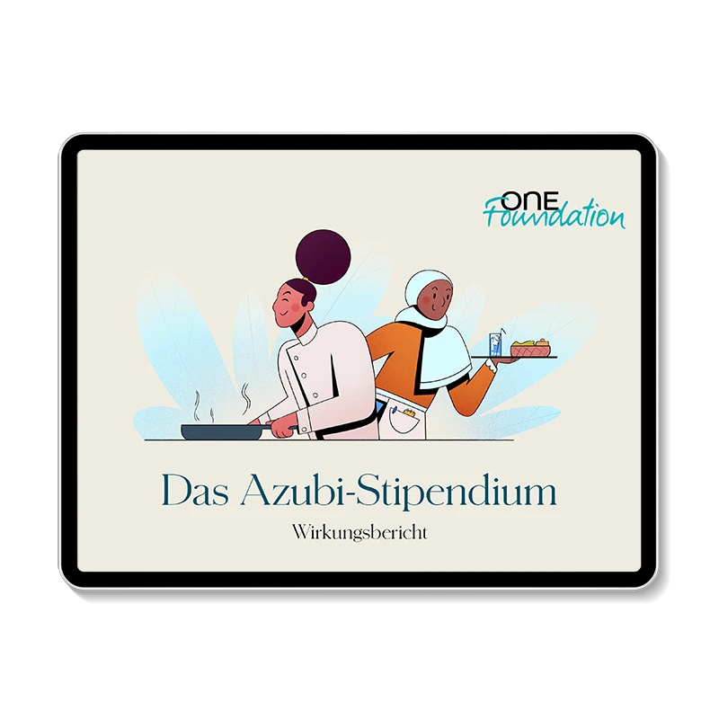 One Foundation – Das Azubi-Stipendium – Wirkungsbericht 2025